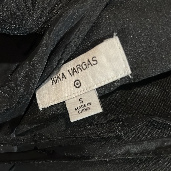 Kika Vargas X Target Floral Texture Scallop Back Midi Dress, size small, NWT - Picture 13 of 16